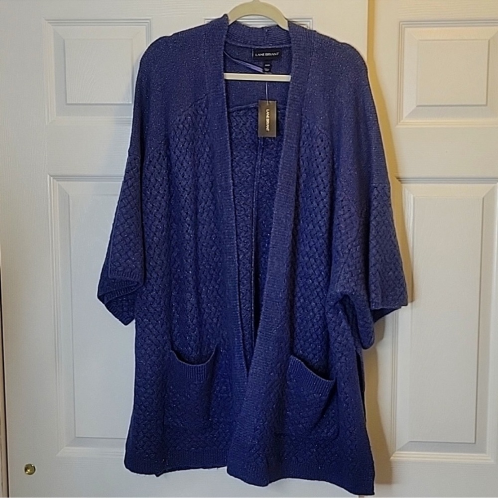 Lane Bryant Deep Blue Cardigan Sweater